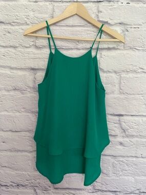 miami Emerald Green Layered Spaghetti Strap Camisole